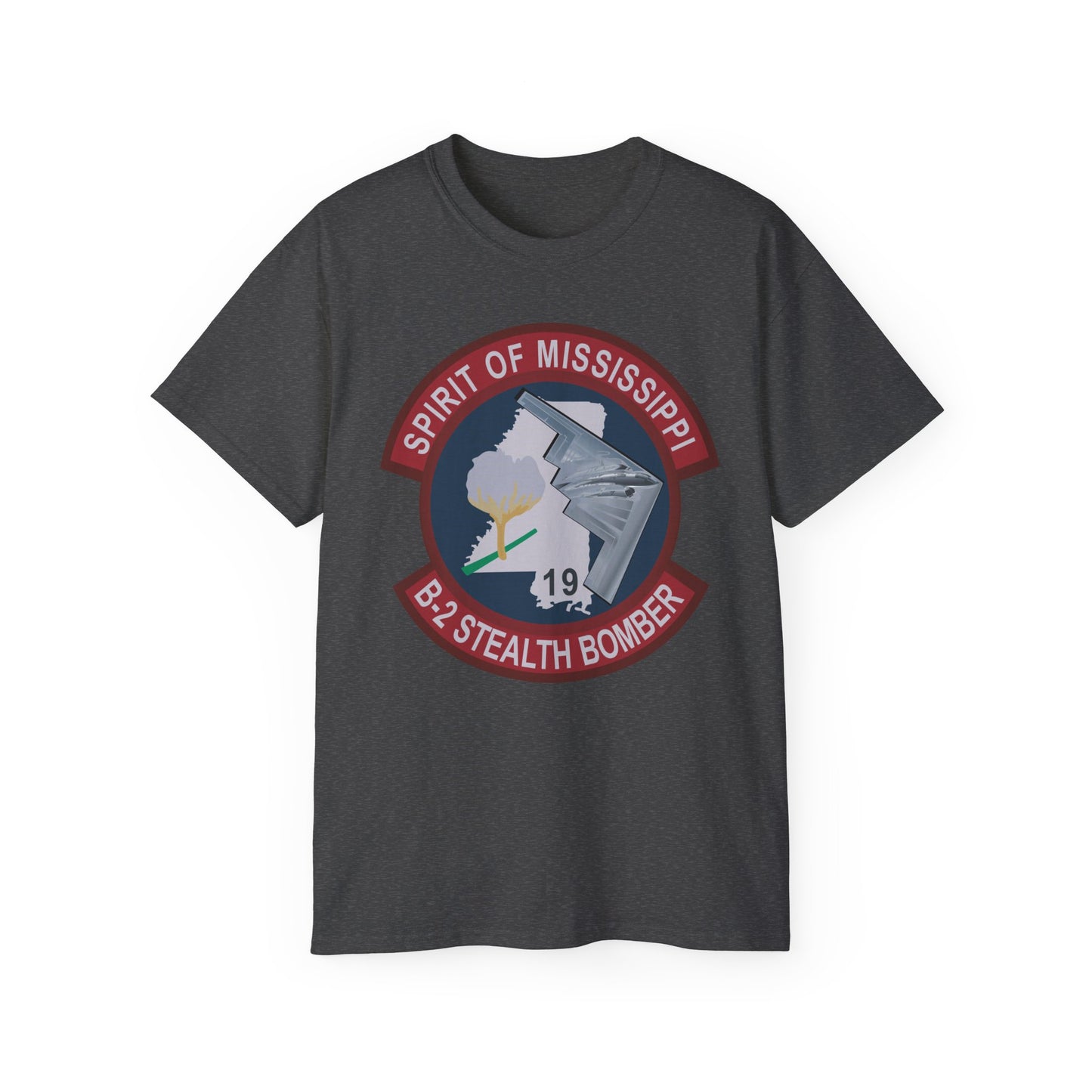 Unisex Ultra Cotton Tee - USAF - B2 - Spirit of Mississippi - Stealth Bomber wo txt X 300