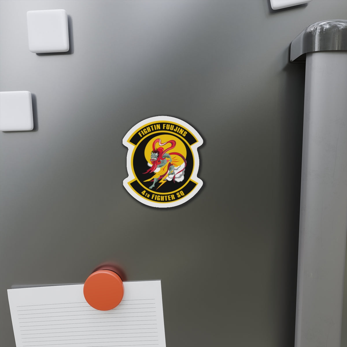 Die-Cut Magnet - USAF - 4th Fighter Squadron wo txt