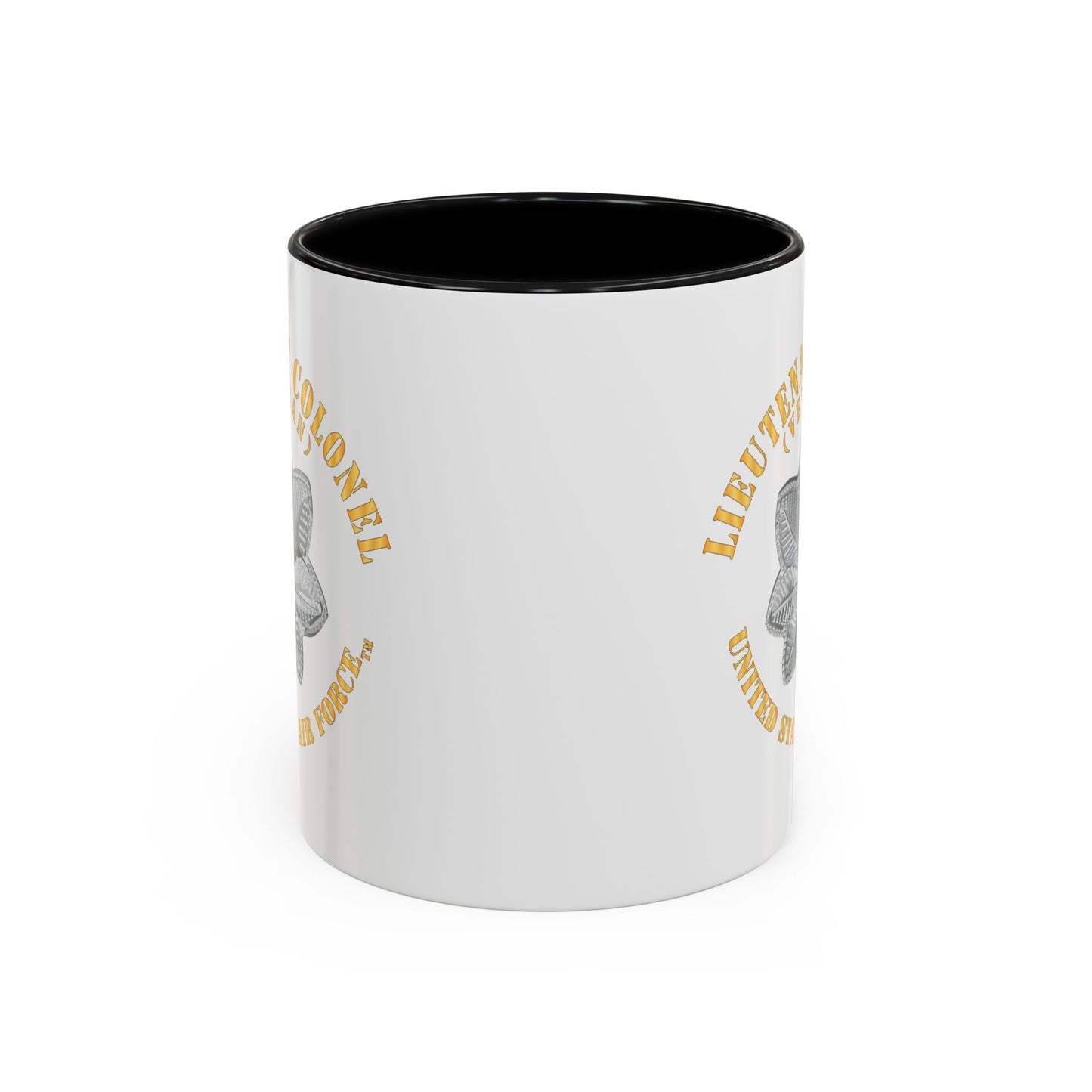 Accent Coffee Mug (11oz & 15oz) - USAF - Lieutenant Colonel - LTC - Veteran - TM X 300