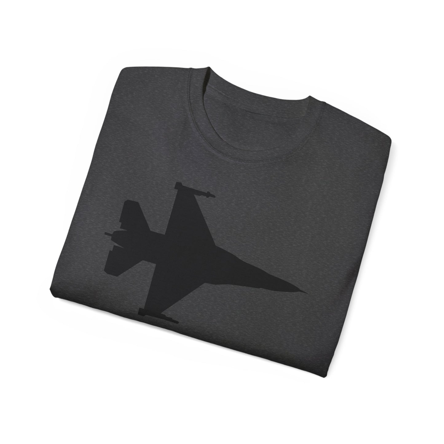 Unisex Ultra Cotton Tee - Aircraft - F-16 -Top - Silhouette - wo Txt X 300
