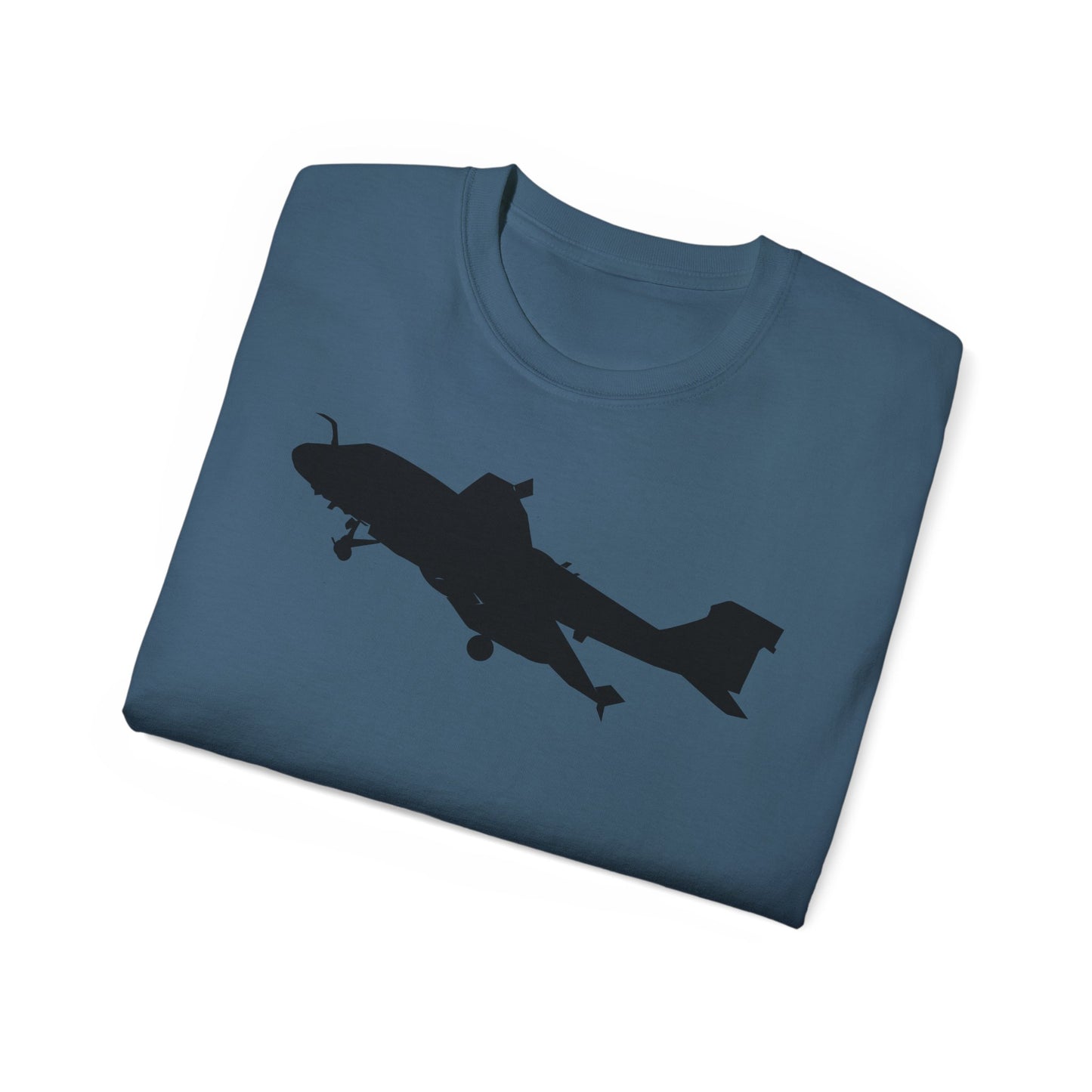 Unisex Ultra Cotton Tee - Aircraft - Navy - A-6A Intruder - Silhouette X 300