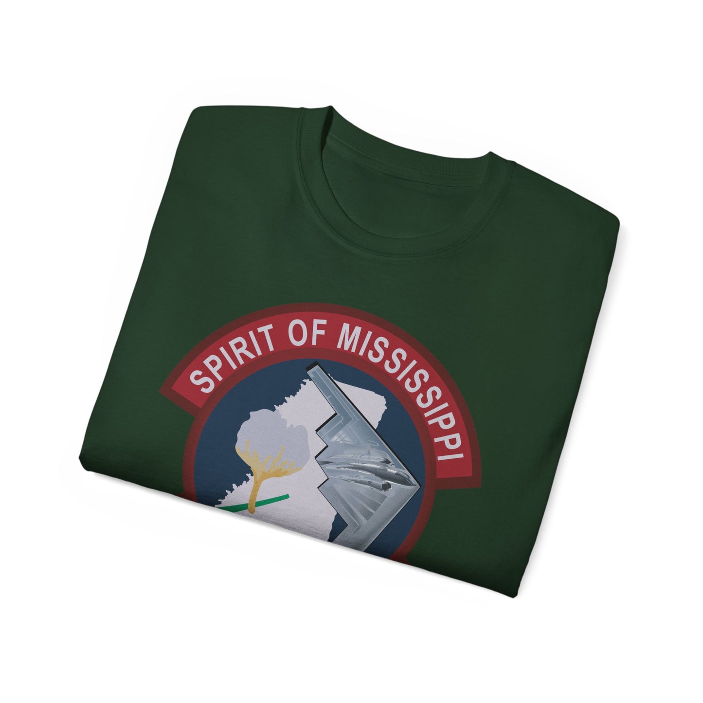 Unisex Ultra Cotton Tee - USAF - B2 - Spirit of Mississippi - Stealth Bomber wo txt X 300
