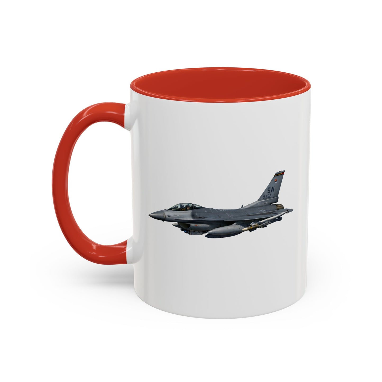 Accent Coffee Mug (11oz & 15oz) - USAF - F-16 Fighting Falcon wo txt X 300