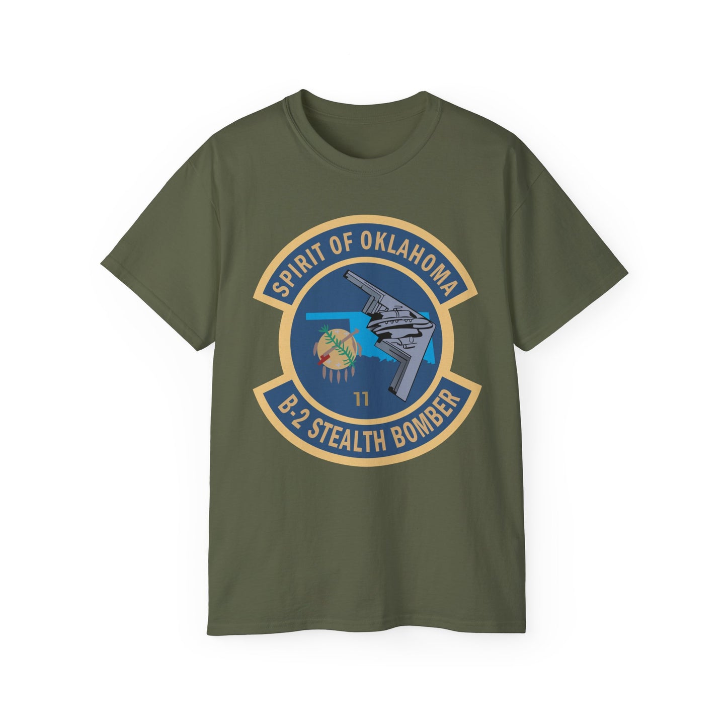 Unisex Ultra Cotton Tee - USAF - B2 - Spirit of Oklahoma - Stealth Bomber wo txt X 300