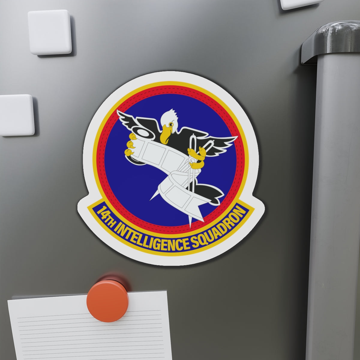 Die-Cut Magnet - USAF - 14th Intelligence Squadron wo txt