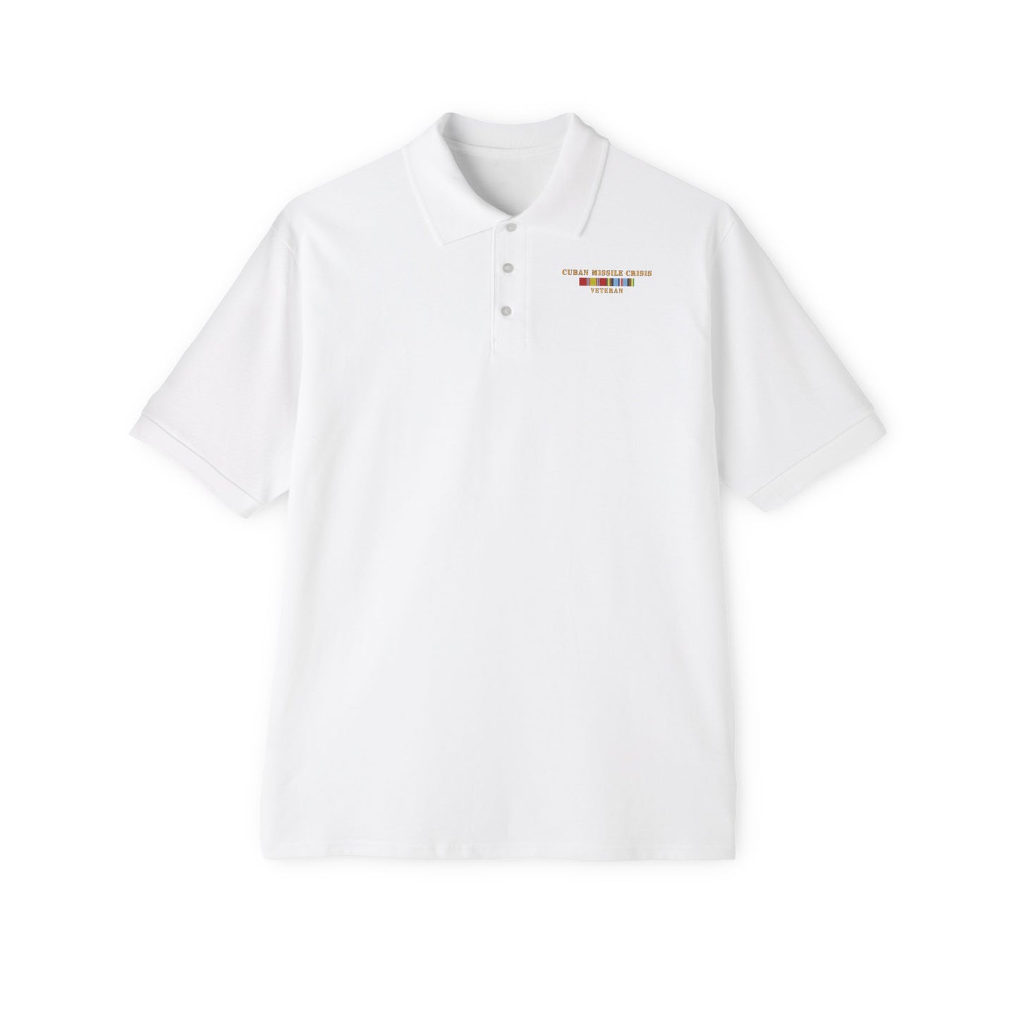Men's Piqué Polo - USAF - Cuban Missile Crisis w AFEM COLD SVC X 300