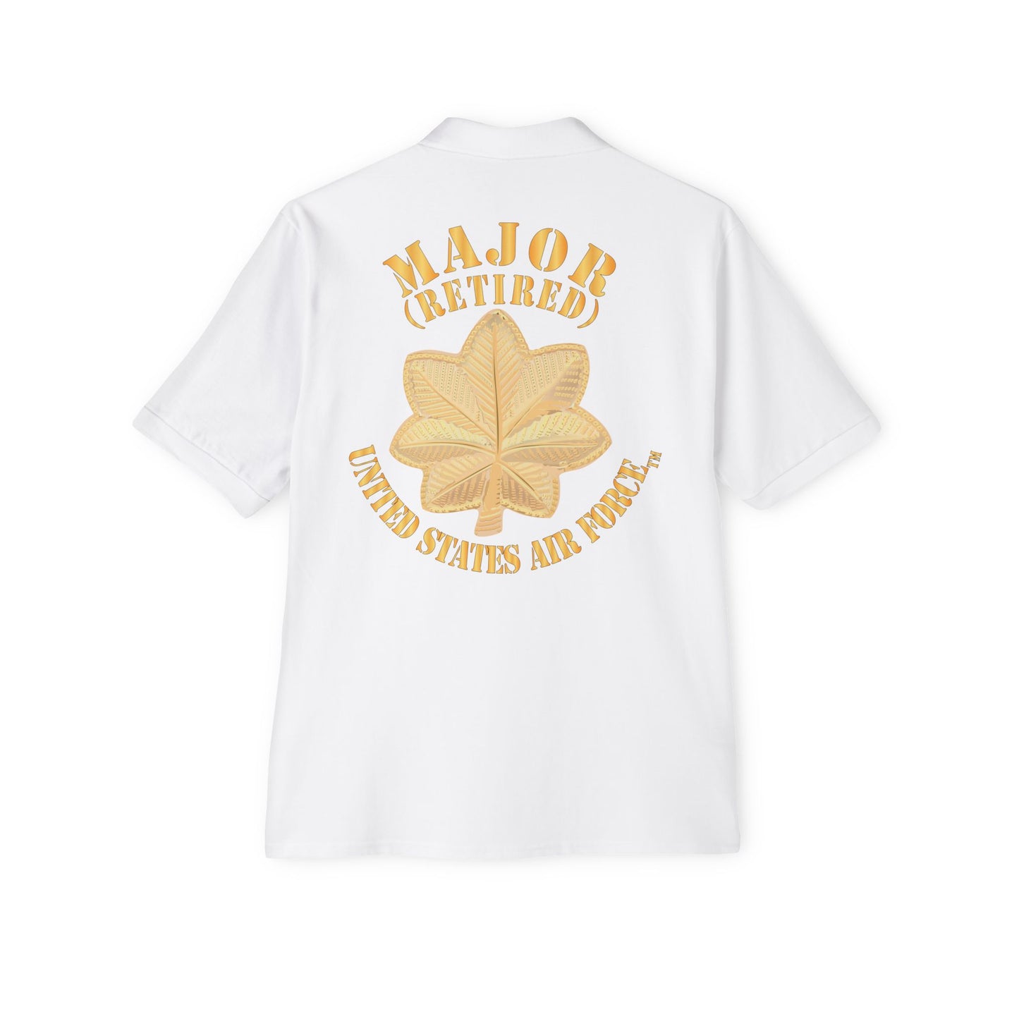 Men's Piqué Polo - USAF - Major - Retired X 300