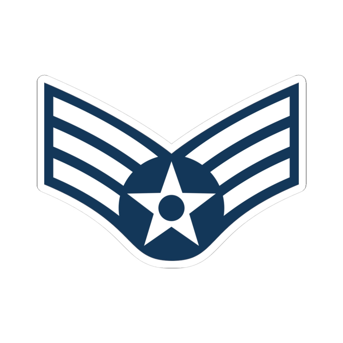 Kiss-Cut Stickers - USAF - Senior Airman (E4) - 2020