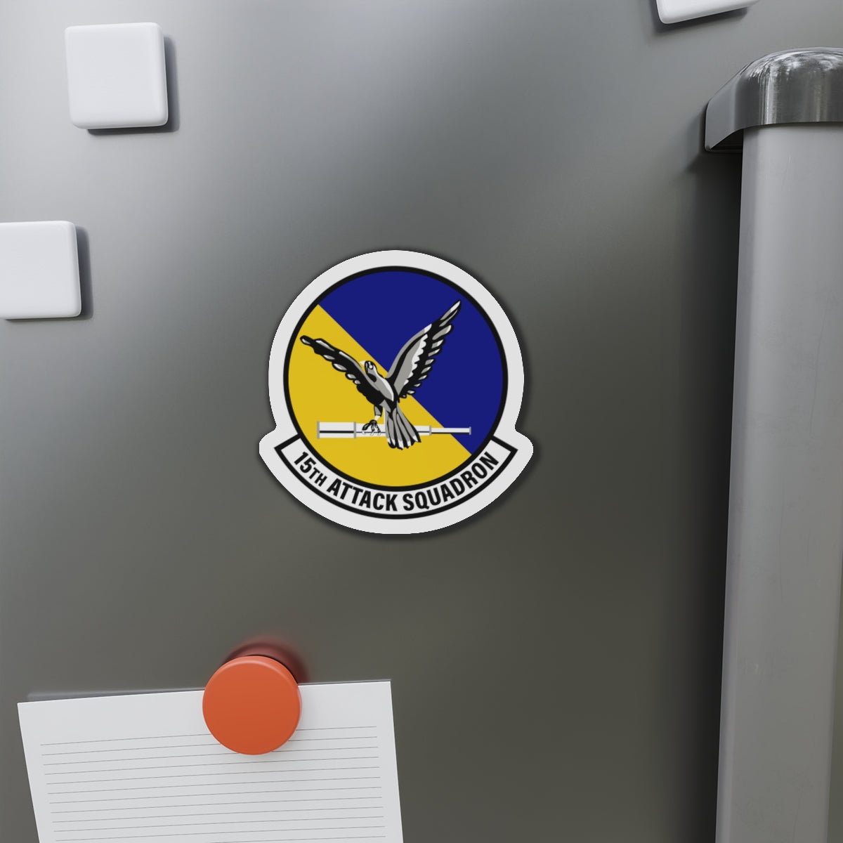 Die-Cut Magnet - USAF - 15th Attack Squadron wo txt
