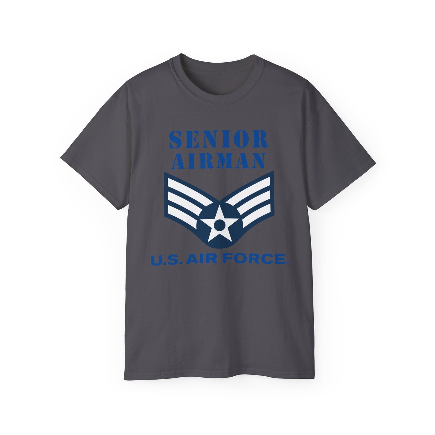 Unisex Ultra Cotton Tee - USAF - Senior Airman (E4) - 2020 - US Air Force w Text X 300