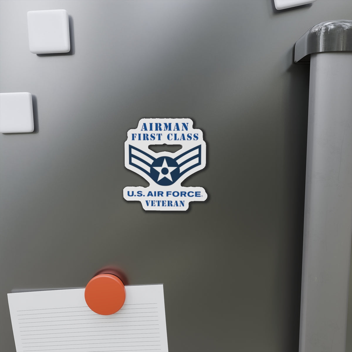 Die-Cut Magnet - USAF - Airman - First Class (E3) - 2020 - Veteran