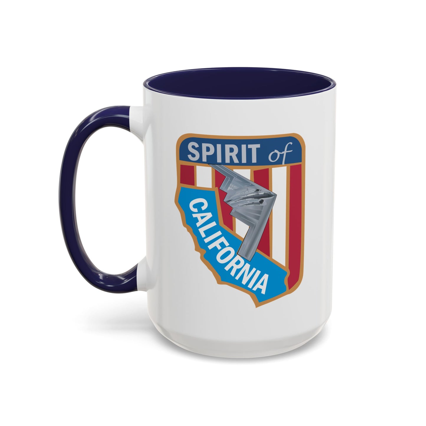 Accent Coffee Mug (11oz & 15oz) - USAF - B2 - Spirit of California - Stealth Bomber wo txt X 300