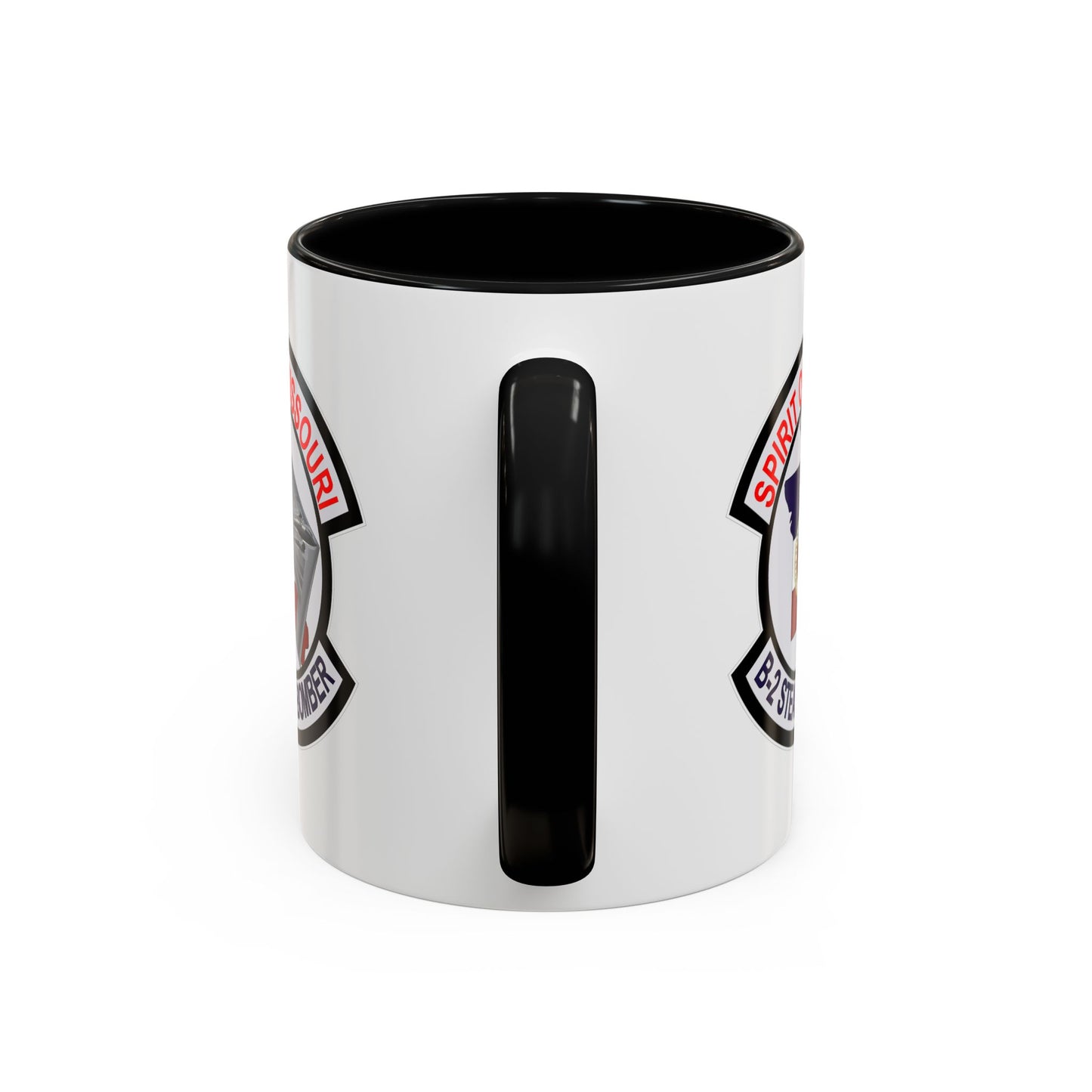 Accent Coffee Mug (11oz & 15oz) - USAF - B2 - Spirit of Missouri - Stealth Bomber wo Txt