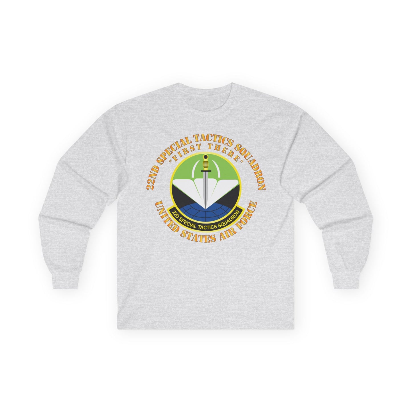 Unisex Ultra Cotton Long Sleeve Tee - USAF - 22nd Special Tactics Squadron - First There X 300