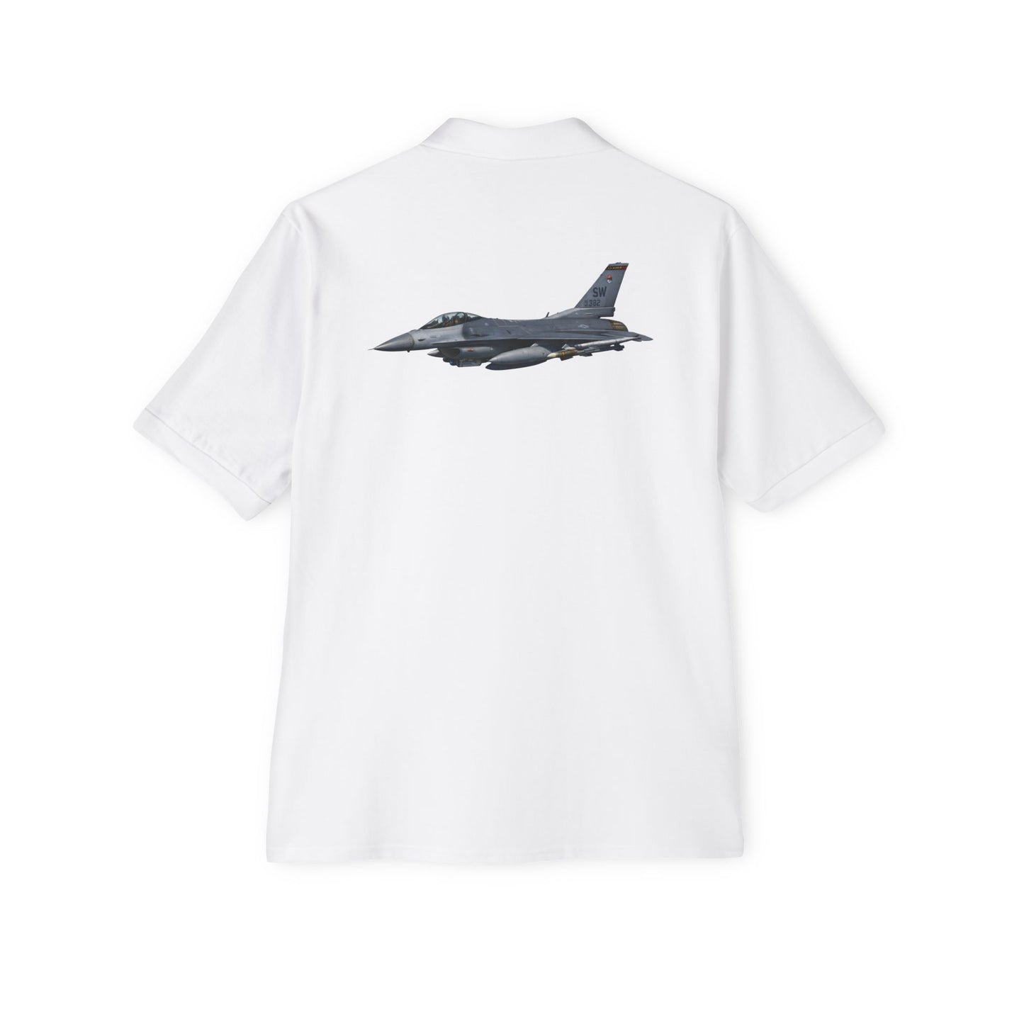 Men's Piqué Polo - USAF - F-16 Fighting Falcon wo txt X 300