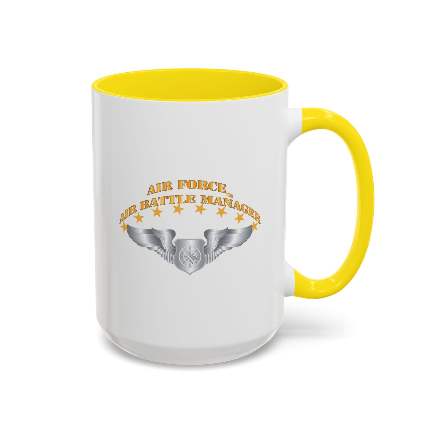 Accent Coffee Mug (11oz & 15oz) - USAF - Air Battle Manager - Basic Wings X 300