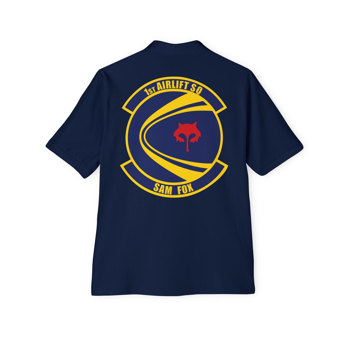 Men's Piqué Polo - USAF - 1st Airlift Squadron wo txt X 300