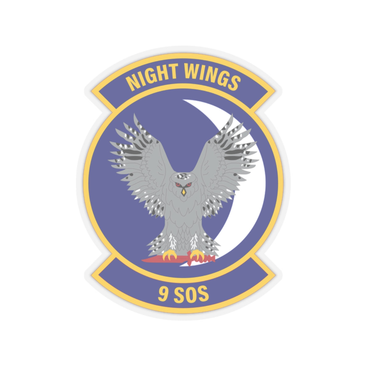 Kiss-Cut Stickers - USAF - 9th Special Operations Squadron wo txt X 300