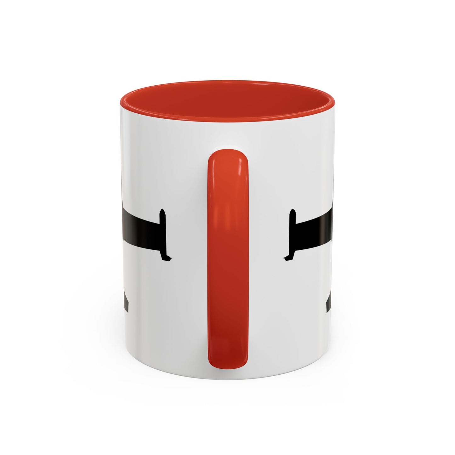 Accent Coffee Mug (11oz & 15oz) - Aircraft - A-37-Trainer - Top - Silhouette X 300