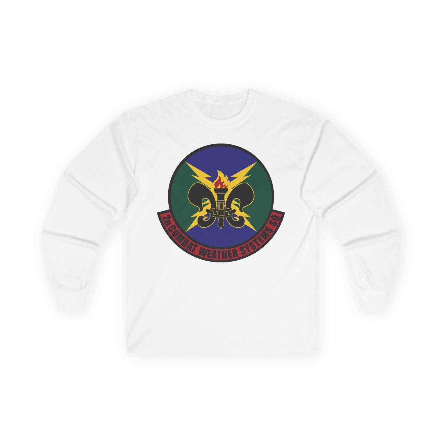 Unisex Ultra Cotton Long Sleeve Tee - USAF - 2d Combat Weather Systems Squadron wo txt