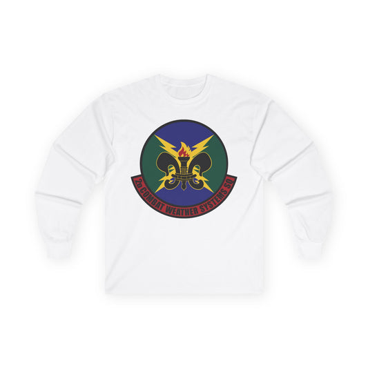 Unisex Ultra Cotton Long Sleeve Tee - USAF - 2d Combat Weather Systems Squadron wo txt