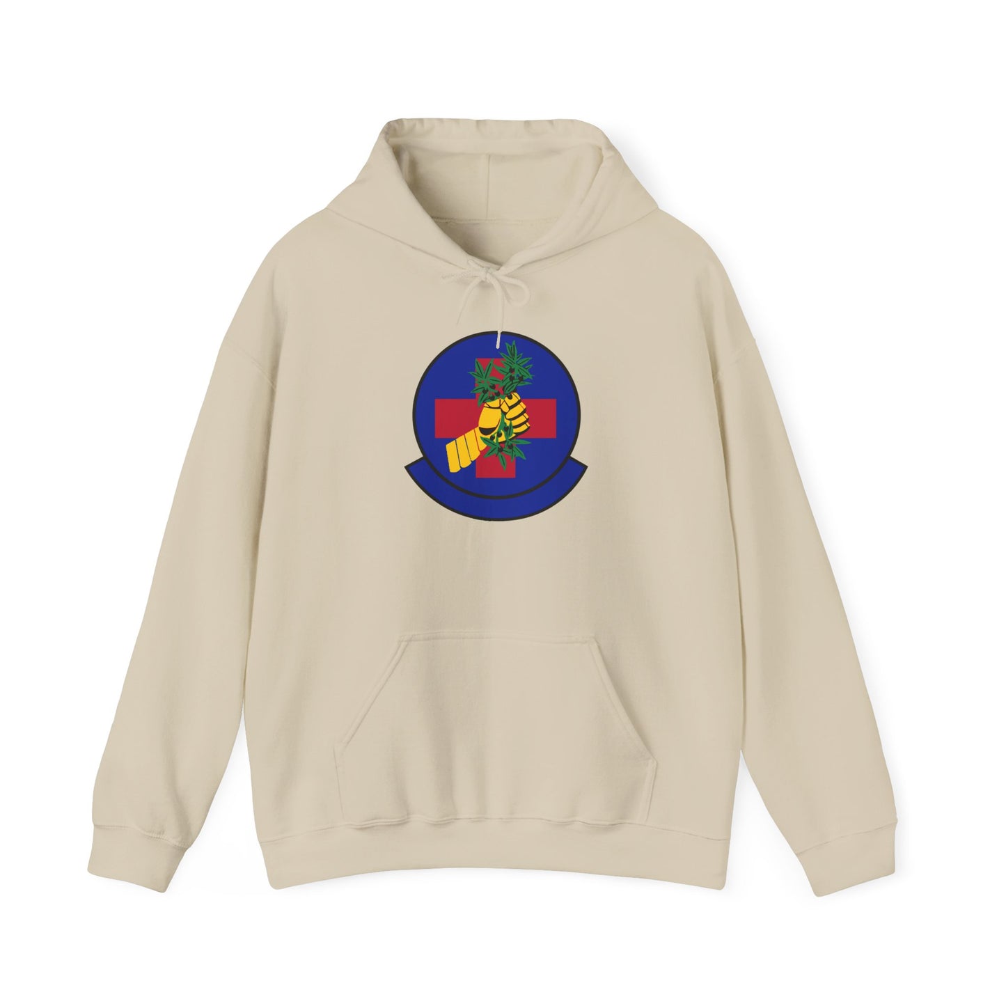 Unisex Heavy Blend Hooded Sweatshirt - USAF - 2nd Healthcare Operations Squadron wo txt
