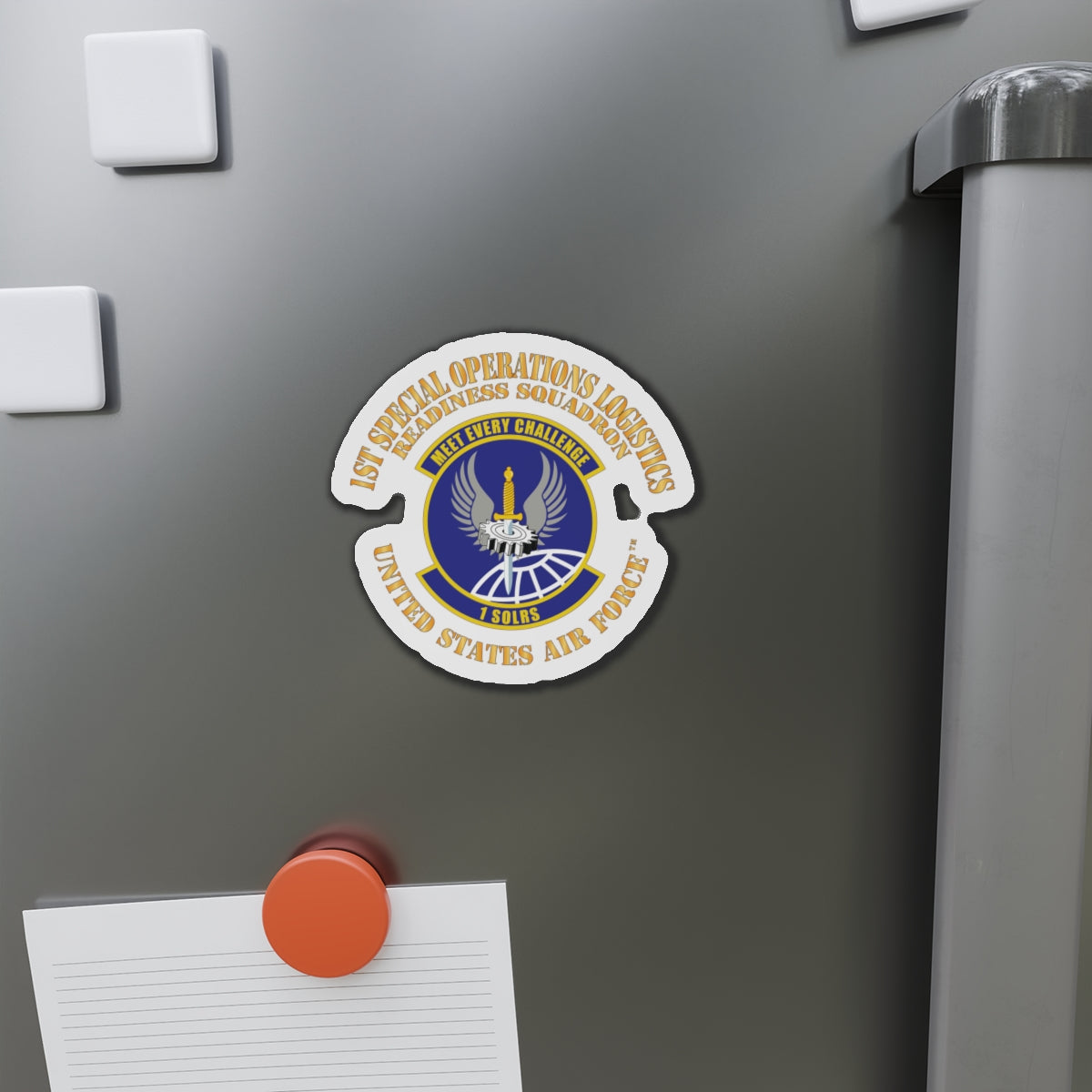 Die-Cut Magnet - USAF - 1st Special Operations Logistics Readiness Squadron X 300