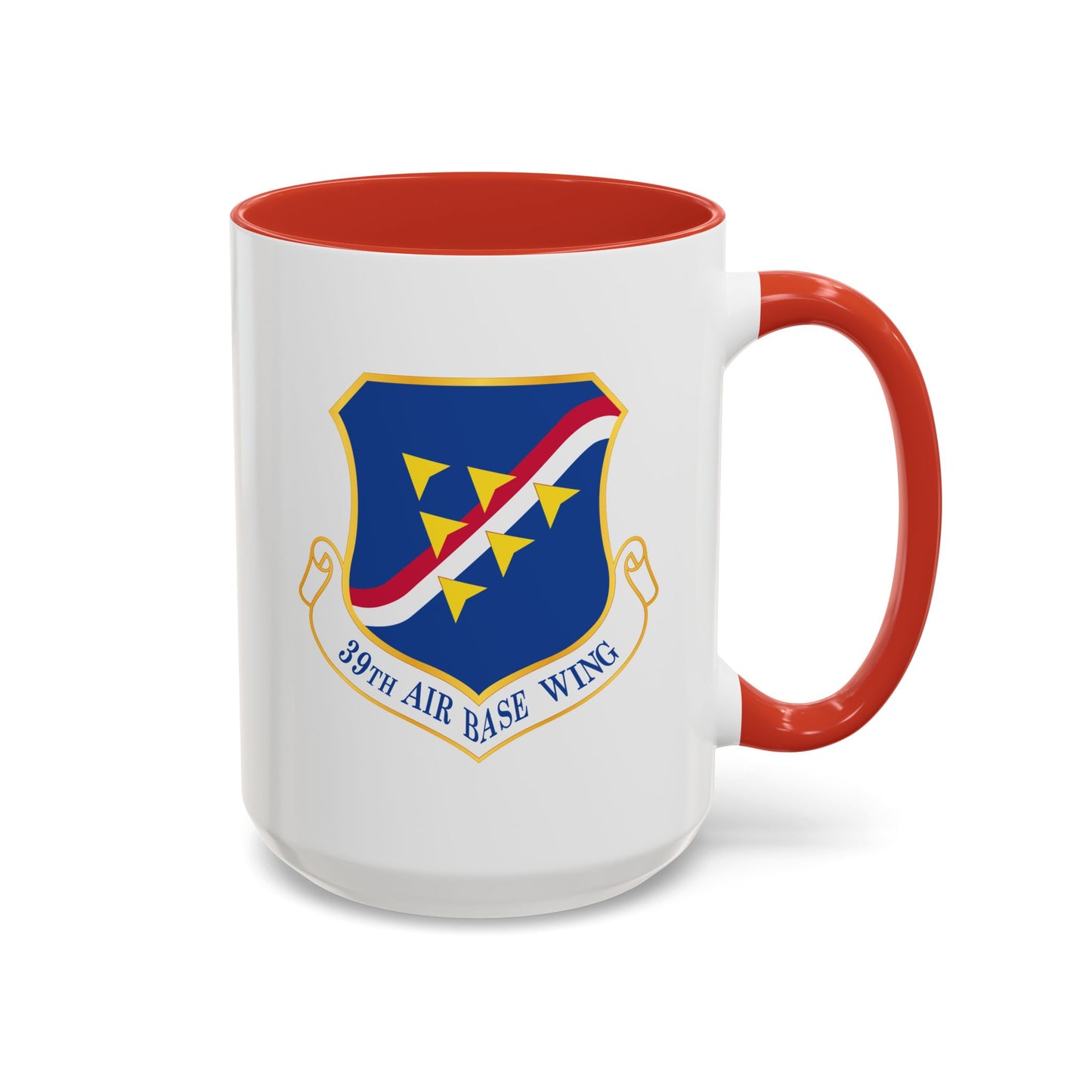 Accent Coffee Mug (11oz & 15oz) - USAF - 39th Airbase Wing wo Txt