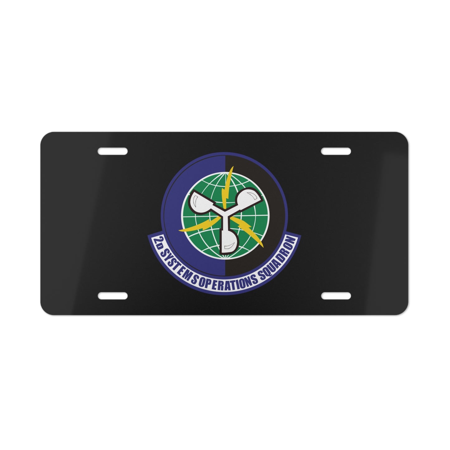 License Plate - USAF - 2d Systems Operations Squadron wo txt