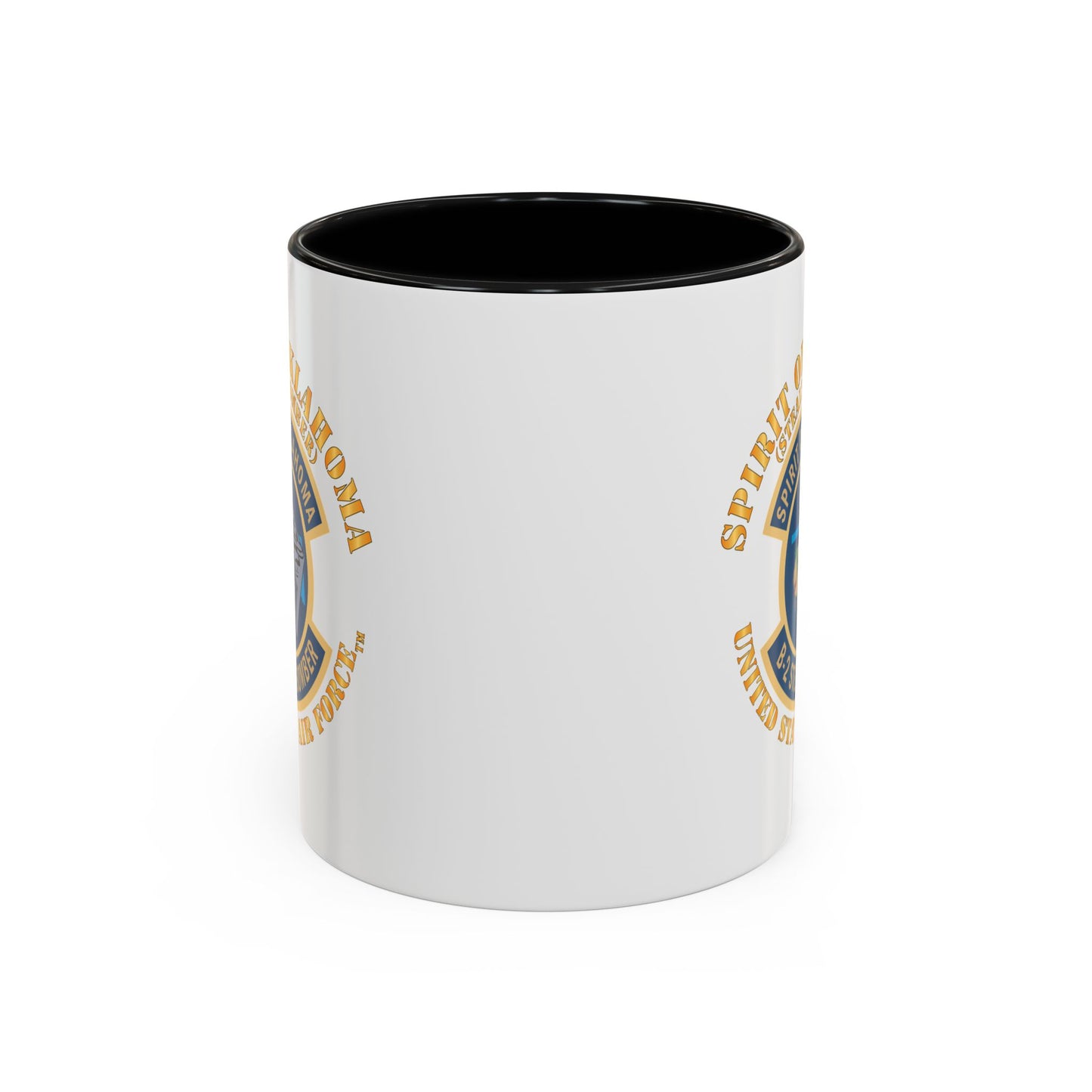 Accent Coffee Mug (11oz & 15oz) - USAF - B2 - Spirit of Oklahoma - Stealth Bomber X 300