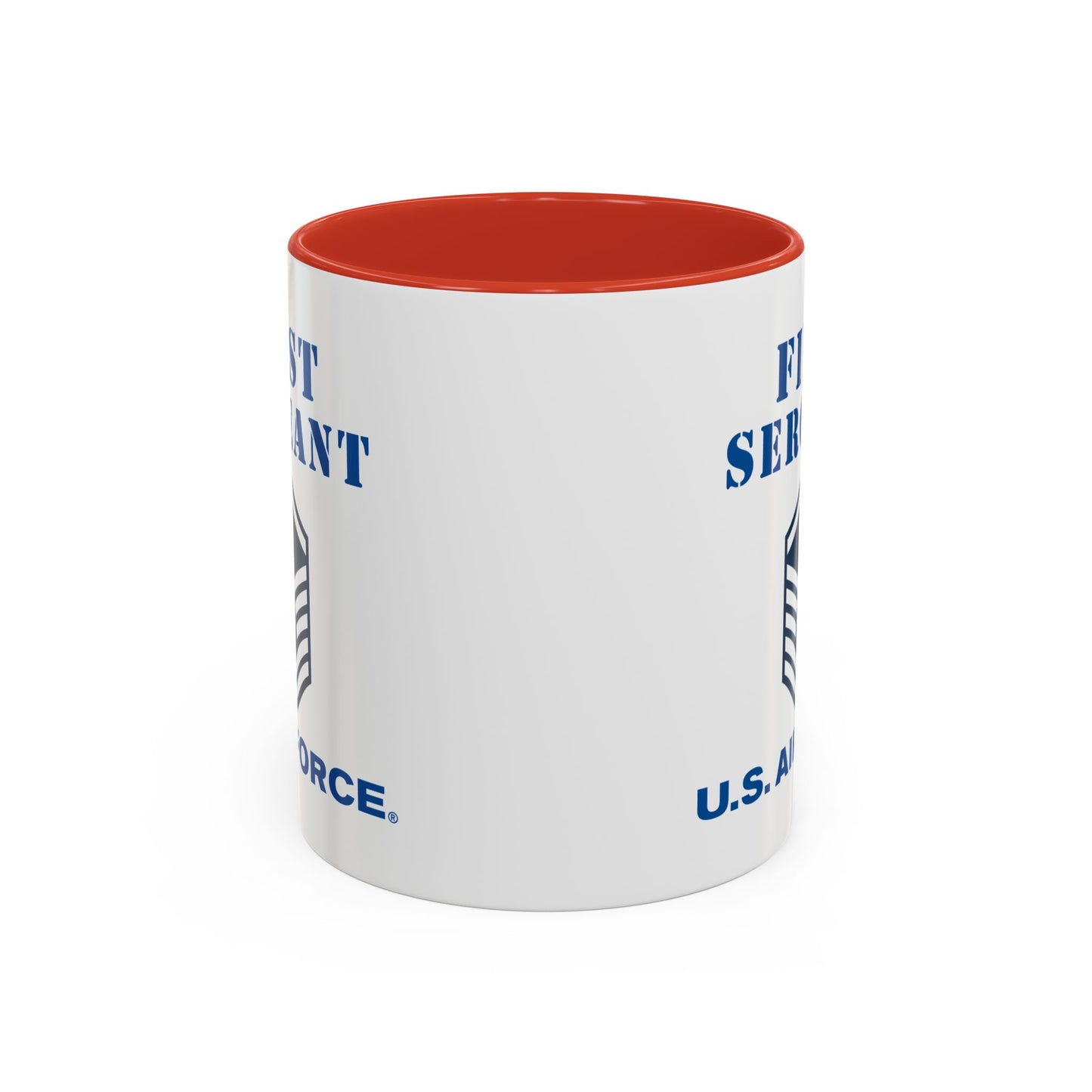 Accent Coffee Mug (11oz & 15oz) - USAF - First Sergeant (E7b) - 2020 - US Air Force w Text X 300