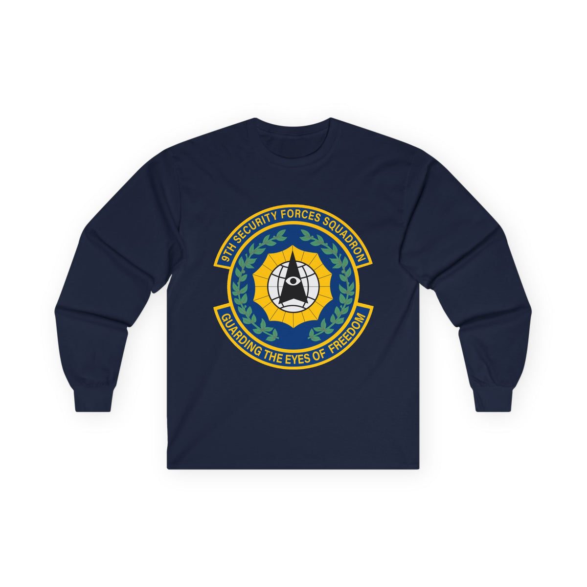 Unisex Ultra Cotton Long Sleeve Tee - USAF - 9th Security Forces Squadron wo txt X 300