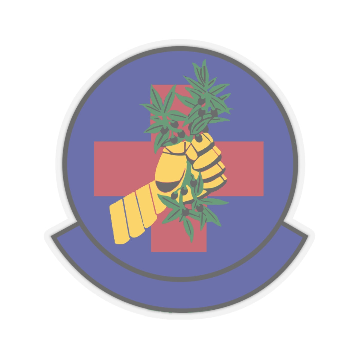 Kiss-Cut Stickers - USAF - 2nd Healthcare Operations Squadron wo txt