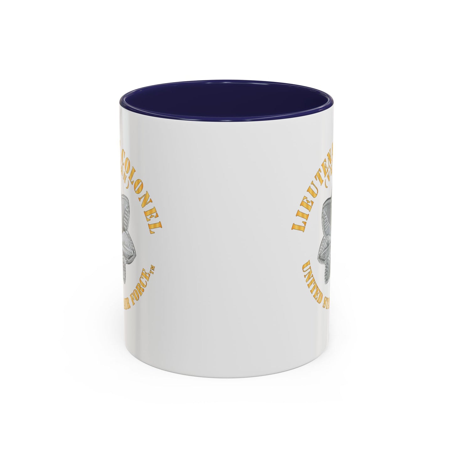 Accent Coffee Mug (11oz & 15oz) - USAF - Lieutenant Colonel - LTC - Veteran - TM X 300