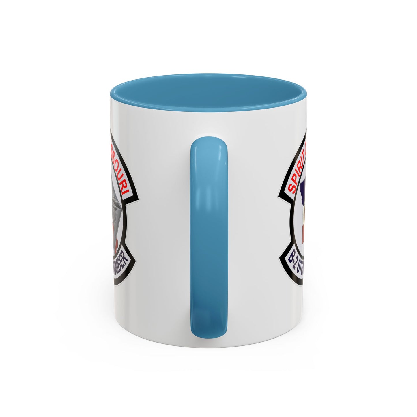 Accent Coffee Mug (11oz & 15oz) - USAF - B2 - Spirit of Missouri - Stealth Bomber wo Txt