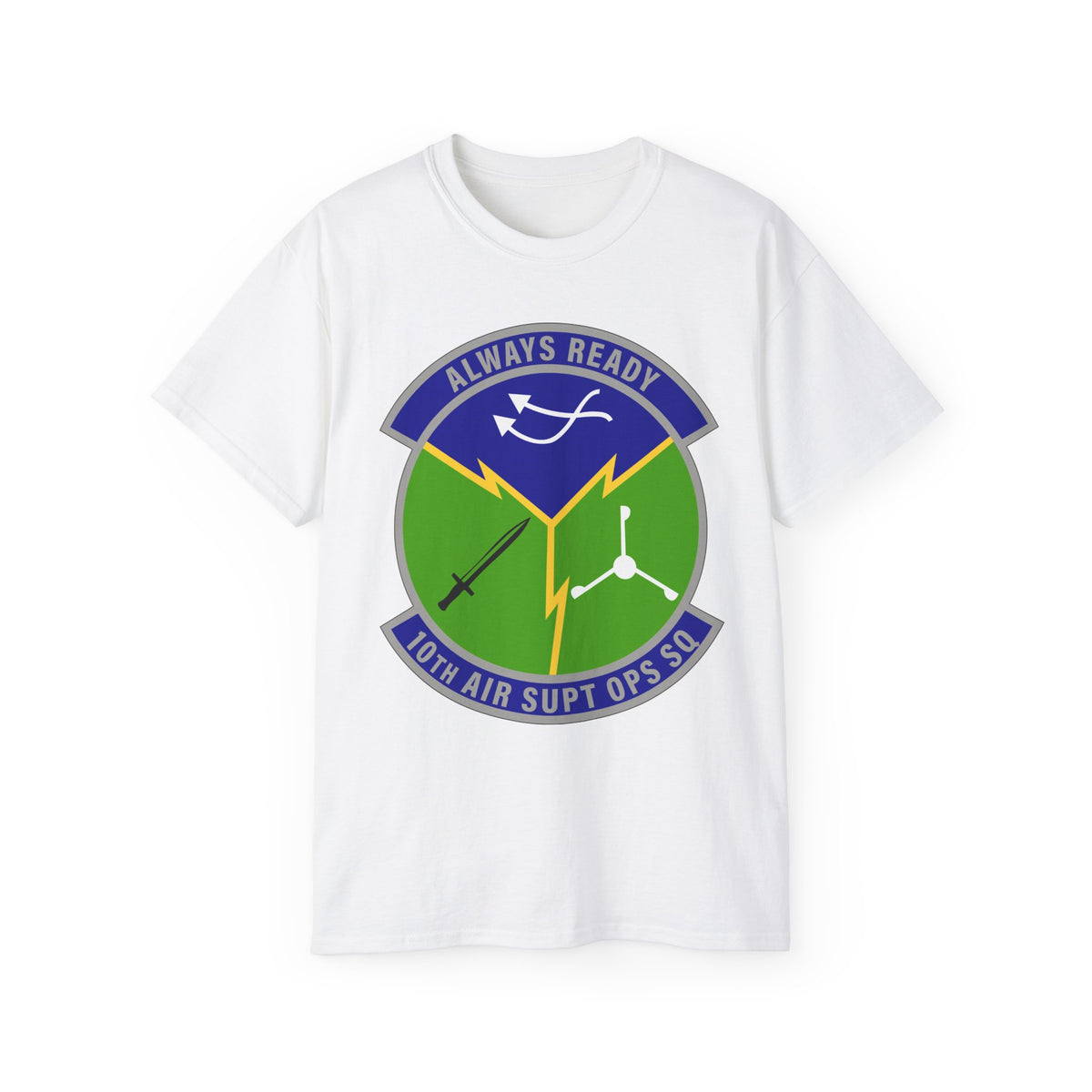 Unisex Ultra Cotton Tee - USAF - 10th Air Support Operations Squadron wo txt