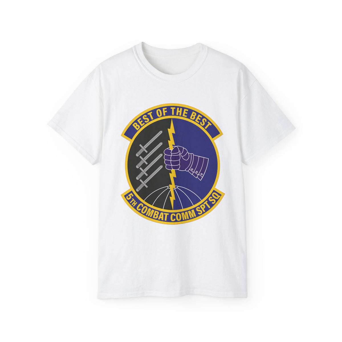 Unisex Ultra Cotton Tee - USAF - 5th Combat Communications Support Sq wo txt X 300