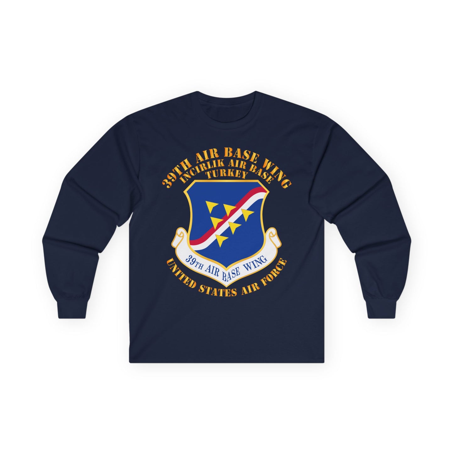 Unisex Ultra Cotton Long Sleeve Tee - USAF - 39th Airbase Wing - 3rd AF - Incirlik Air Base - Turkey