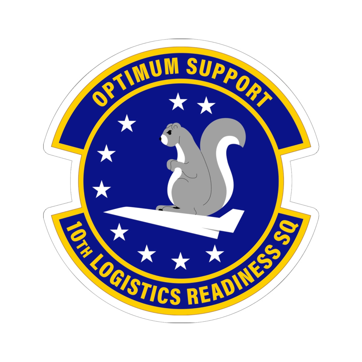 Kiss-Cut Stickers - USAF - 10th Logistics Readiness Squadron wo txt