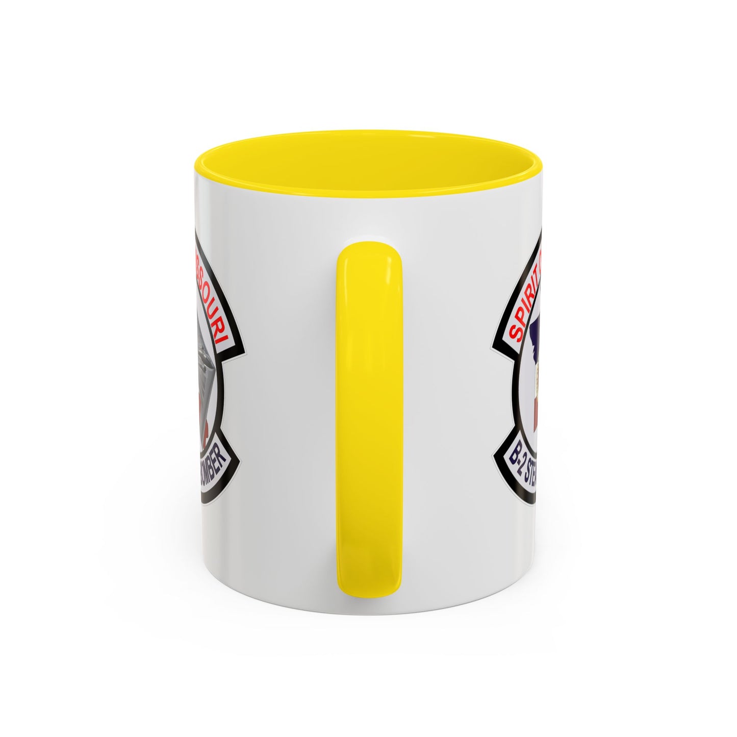 Accent Coffee Mug (11oz & 15oz) - USAF - B2 - Spirit of Missouri - Stealth Bomber wo Txt