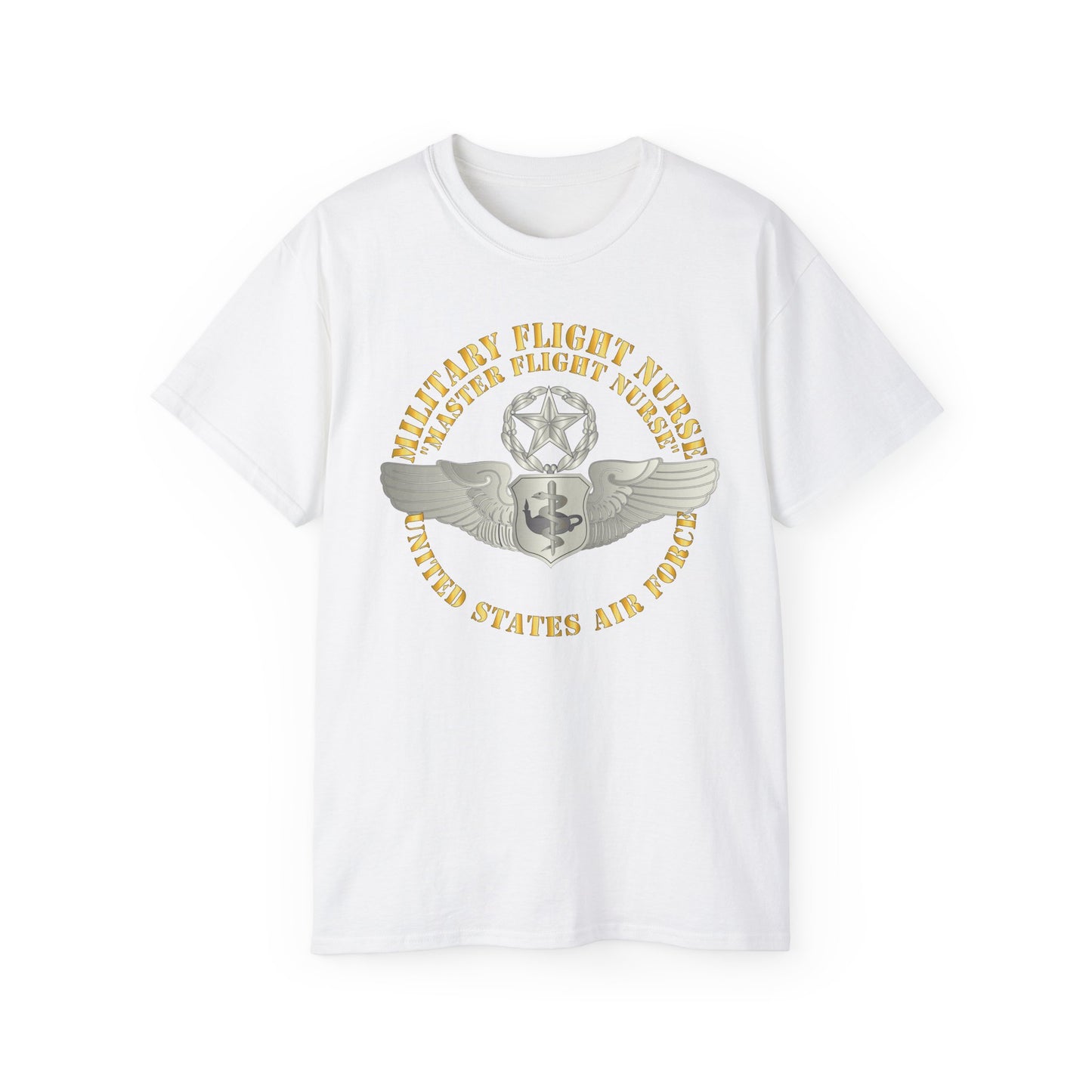 Unisex Ultra Cotton Tee - USAF - Military Flight Nurse - Flight Nurse - Master
