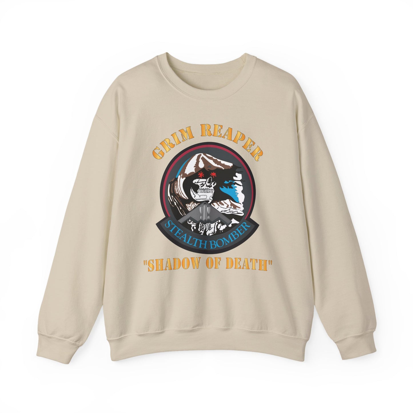 Crewneck Sweatshirt - USAF - B2 - Grim Reaper - Stealth Bomber X 300