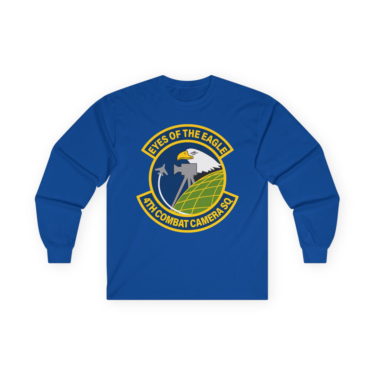 Unisex Ultra Cotton Long Sleeve Tee - USAF - 4th Combat Camera Squadron wo txt X 300