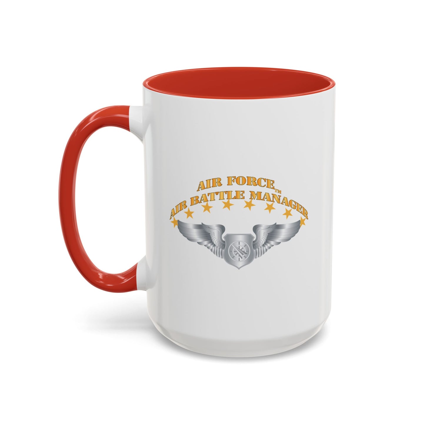 Accent Coffee Mug (11oz & 15oz) - USAF - Air Battle Manager - Basic Wings X 300