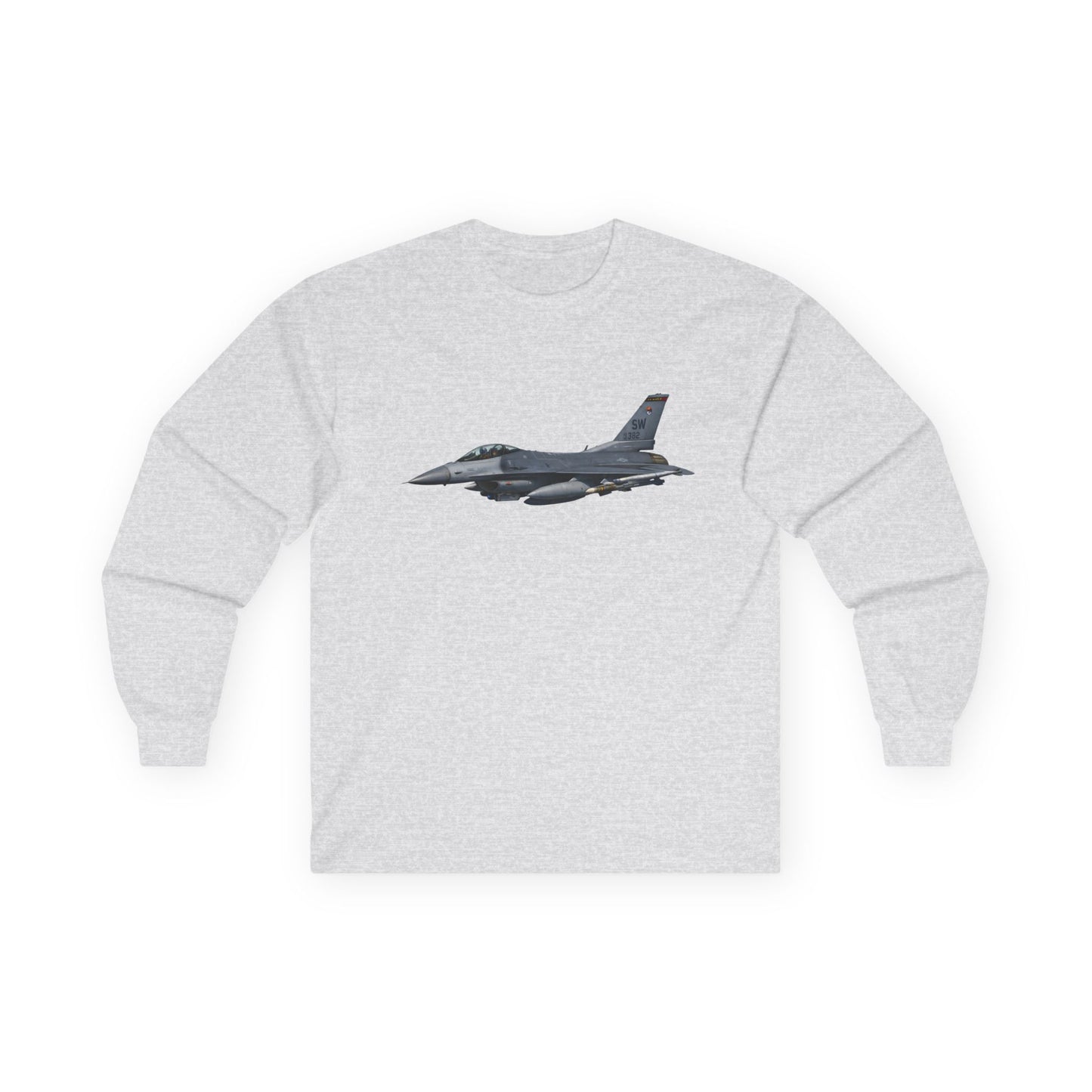 Unisex Ultra Cotton Long Sleeve Tee - USAF - F-16 Fighting Falcon wo txt X 300