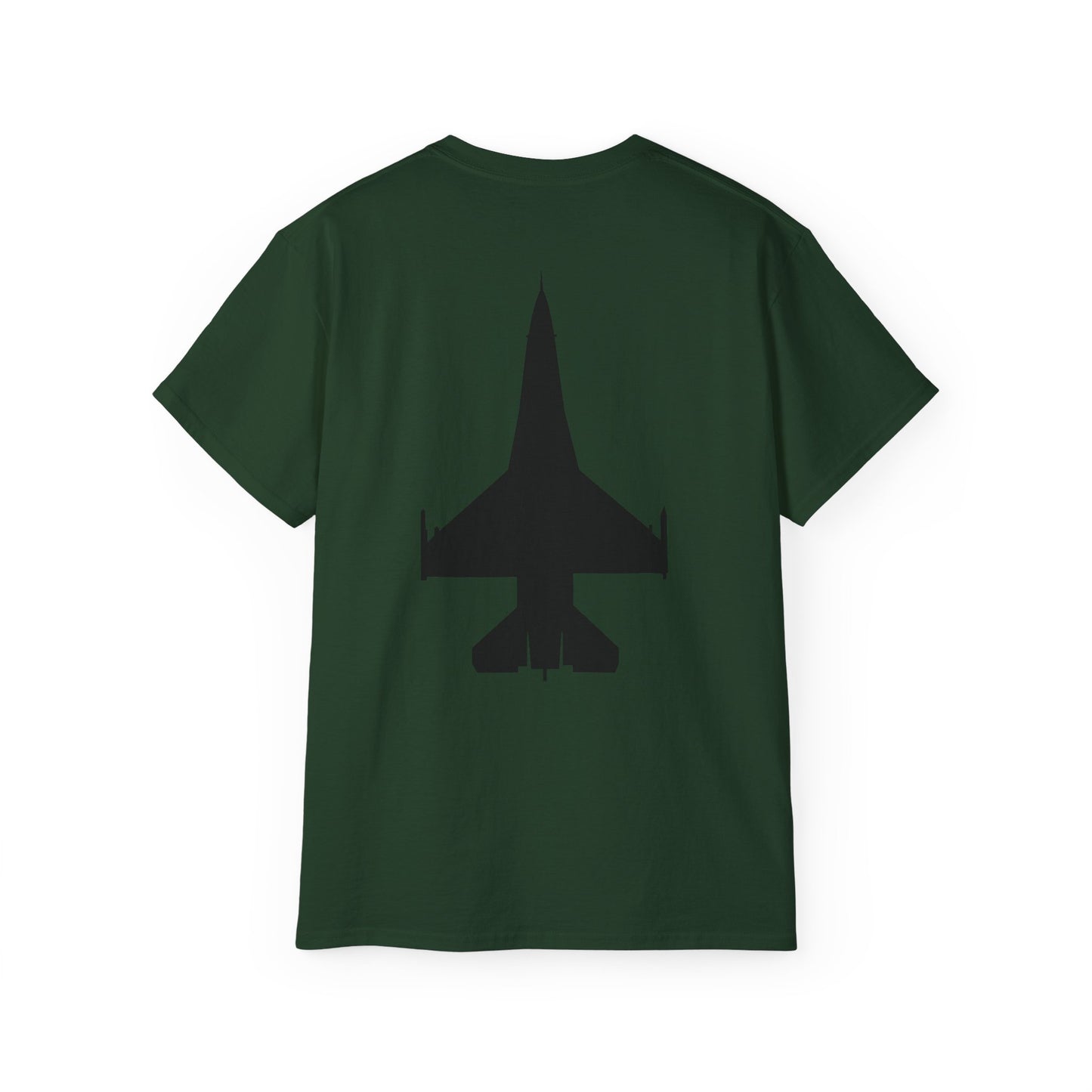 Unisex Ultra Cotton Tee - Aircraft - F-16 -Top - Black wo Txt X 300