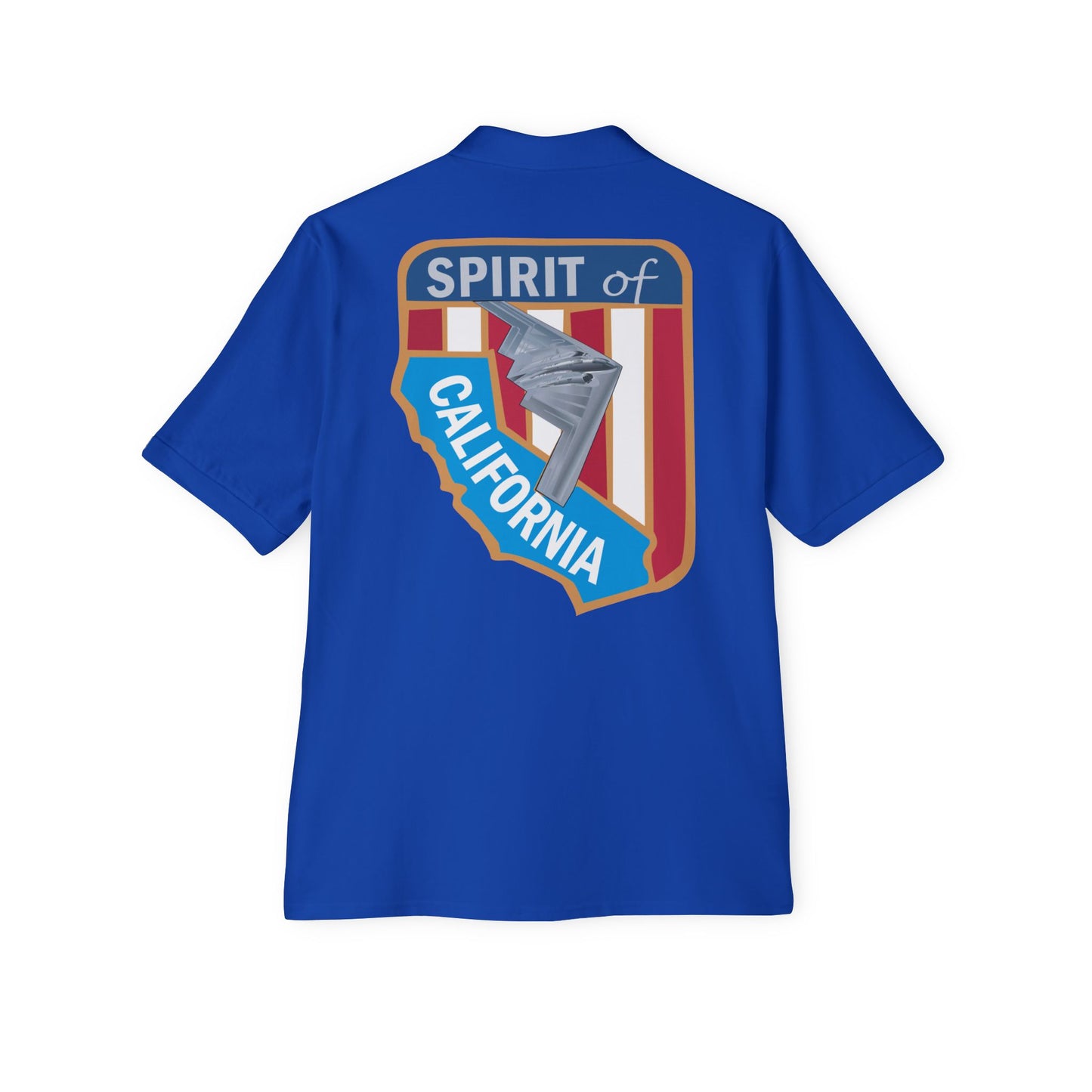 Men's Piqué Polo - USAF - B2 - Spirit of California - Stealth Bomber wo txt X 300