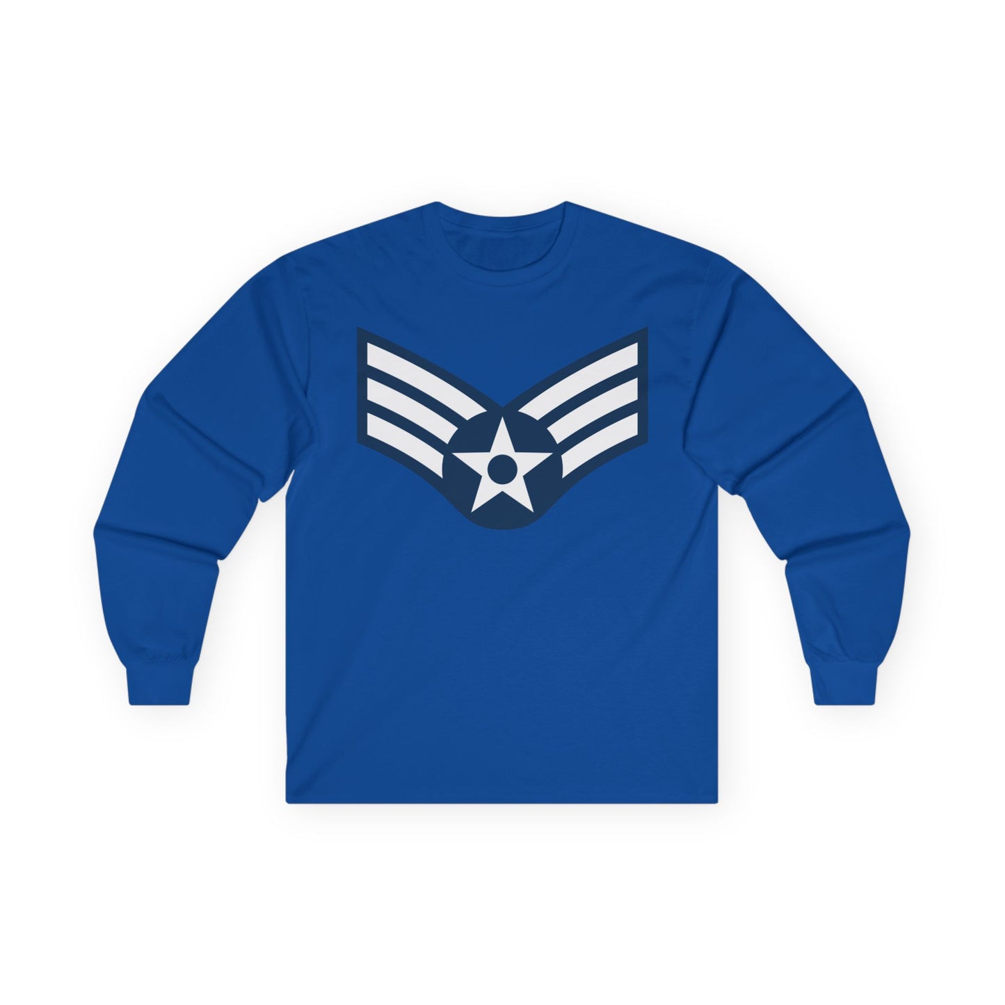 Unisex Ultra Cotton Long Sleeve Tee - USAF - Senior Airman (E4) - 2020
