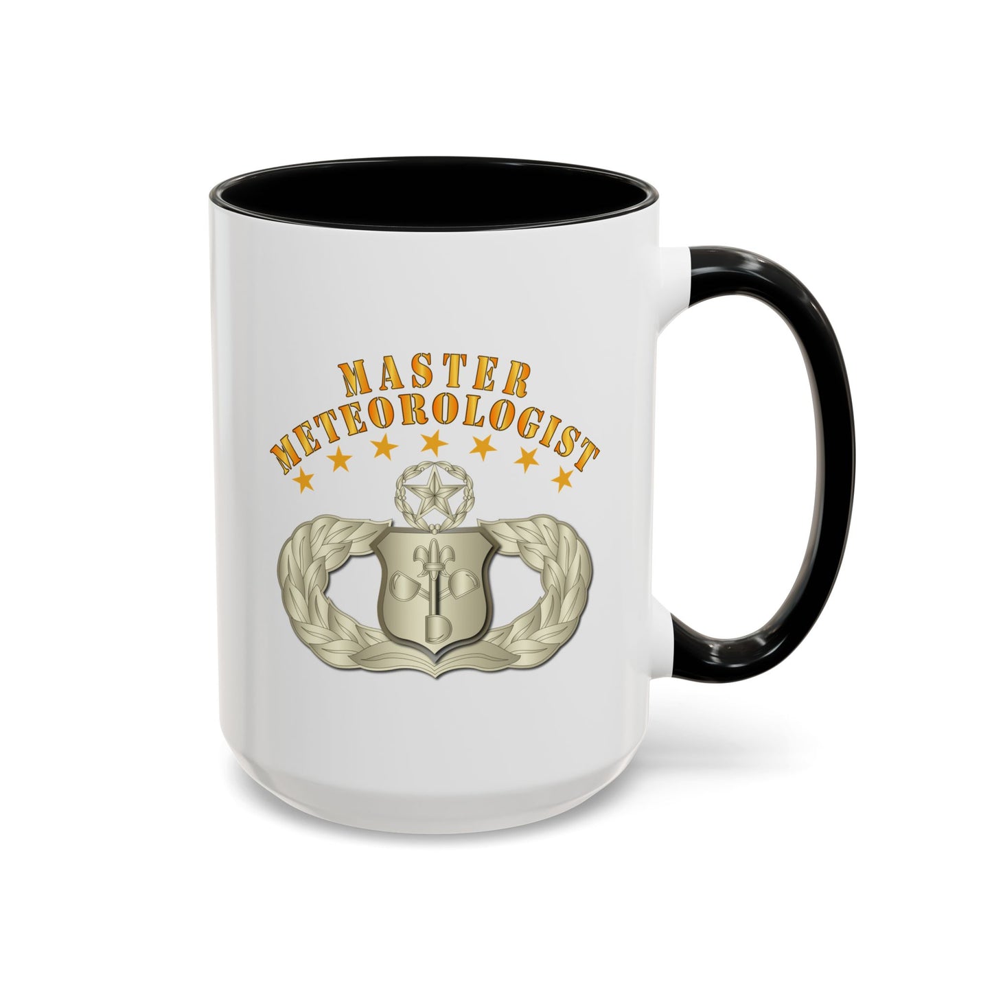 Accent Coffee Mug (11oz & 15oz) - USAF - Meteorologist - Master Badge wo DS