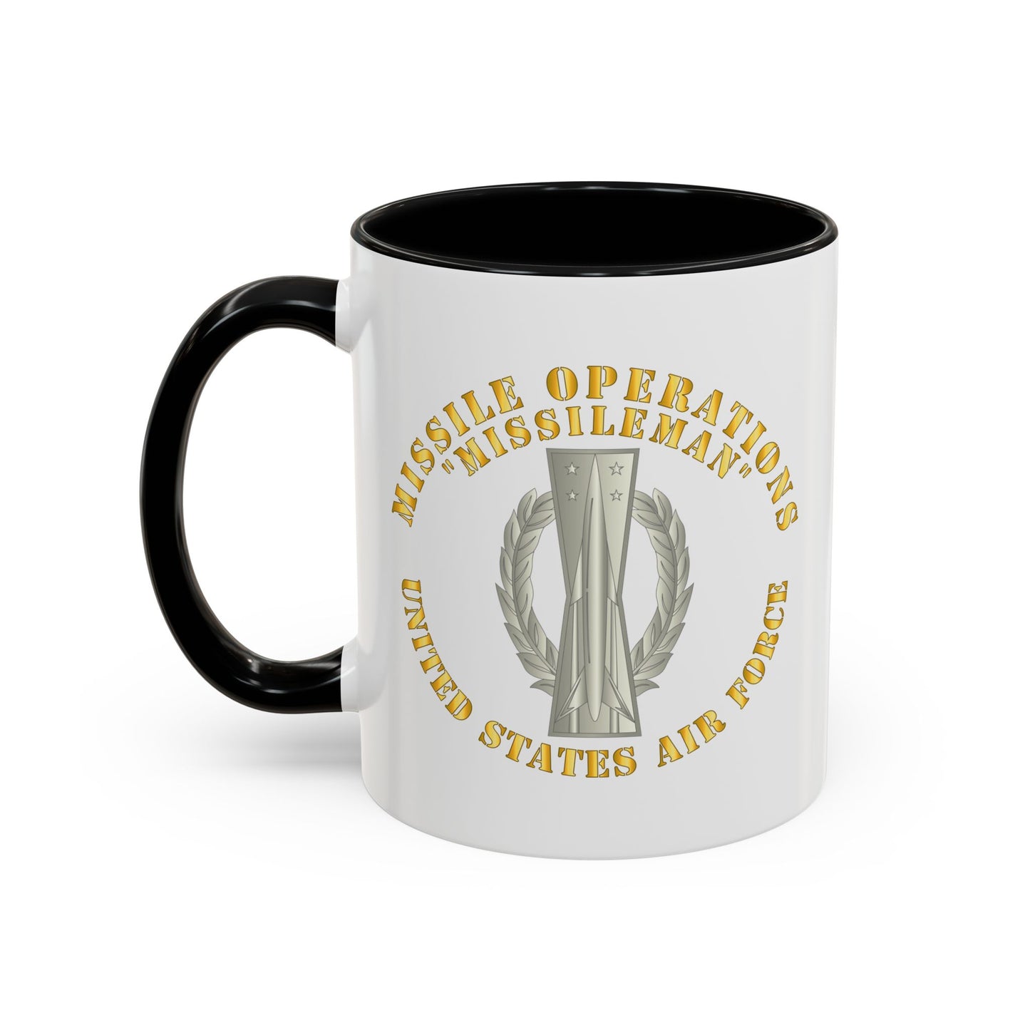 Accent Coffee Mug (11oz & 15oz) - USAF - Missile Operations - Missileman - Basic